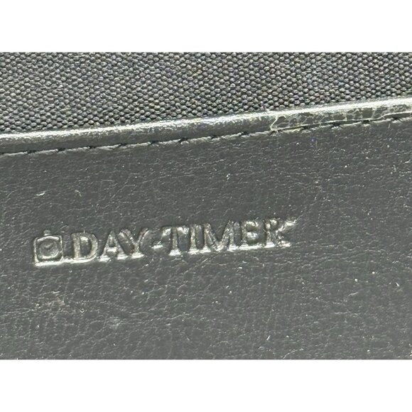 Vintage Day Timer Planner Organizer 7 Ring Binder Black Leather Made In USA 1995 - Picture 6 of 9